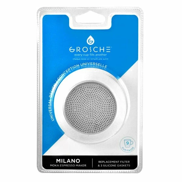 GROSCHE Stovetop Espresso Silicone Seals And Filter 5 GROSCHE Stovetop Espresso Silicone Seals And Filter - Image 3