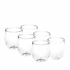 Bodum Pavina Glass 6pc -Deals Barista Warehouse Store Bodum Pavina 6pc Double Wall Glasses 250ml 1 750px