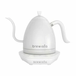 Brewista Artisan Gooseneck Variable Kettle 20 Brewista Artisan Gooseneck Variable Kettle -Deals Barista Warehouse Store Brewista Artisan Kettle 1L White on White