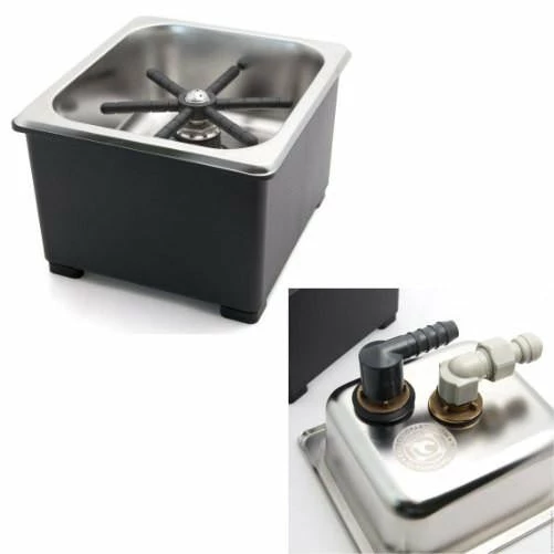 Espresso Parts Milk Jug Rinser, Bench Top, Square 3 Espresso Parts Milk Jug Rinser, Bench Top, Square