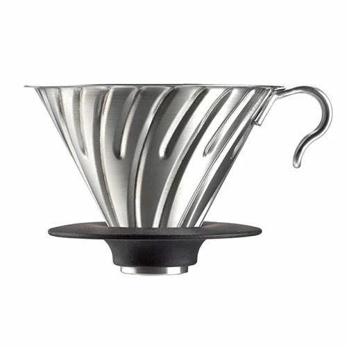 Hario Metal Silver V60 2 Cup 3 Hario Metal Silver V60 2 Cup