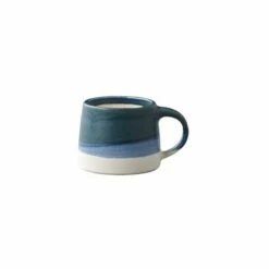 Kinto Handcrafted Porcelain Mug 110ml -Deals Barista Warehouse Store Kinto Handcrafted Porcelin Mug 110ml Navy White