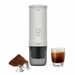Outin Nano Portable Espresso Maker 15 Outin Nano Portable Espresso Maker -Deals Barista Warehouse Store Outin Pearl White Compact Espresso Maker