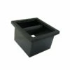 Rhino Square Knock Chute 1 Rhino Square Knock Chute -Deals Barista Warehouse Store Rhino Square Knock Chute Black