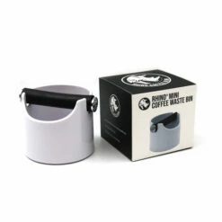 Rhino Mini Waste Bin 14 Rhino Mini Waste Bin -Deals Barista Warehouse Store Rhino White Mini Coffee Waste Bin