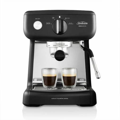 Sunbeam Mini Barista Coffee Machine 4 Sunbeam Mini Barista Coffee Machine -Deals Barista Warehouse Store Sunbeam Mini Barista Espresso Machine Black