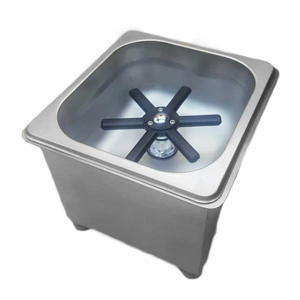 Tiamo Milk Jug Rinser - Stainless Steel Bench Fitting 3 Tiamo Milk Jug Rinser - Stainless Steel Bench Fitting