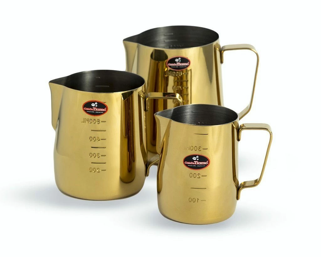 Ti Amo Titanium Plated Milk Jug 3 Ti Amo Titanium Plated Milk Jug