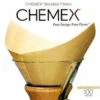 Chemex 6 Cup Square Filters, 100 PK- Natural -Deals Barista Warehouse Store chemex filters natural sqr 422