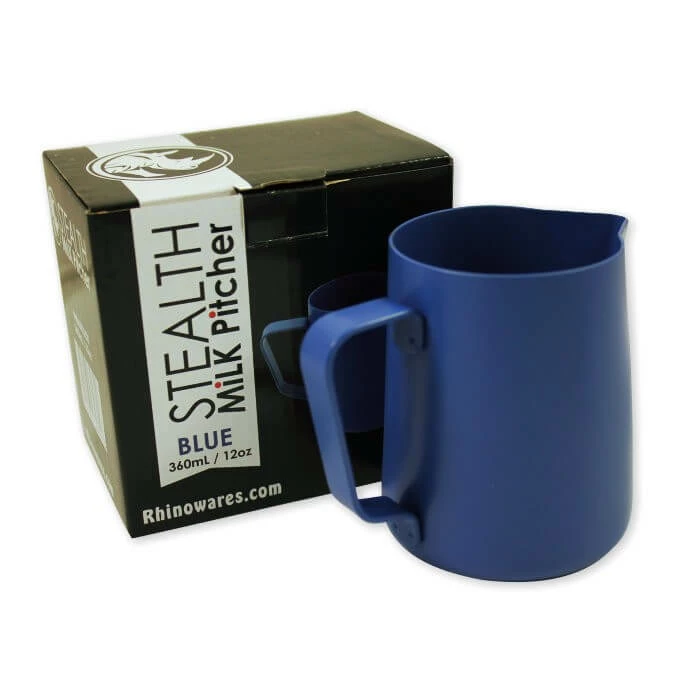 Rhino Stealth Milk Jug - 360ml/12oz - Blue 3 Rhino Stealth Milk Jug - 360ml/12oz - Blue
