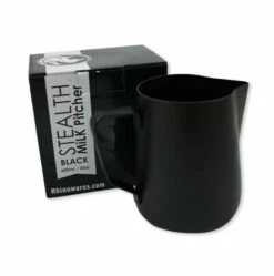 Rhino Black Stealth Milk Pitcher - 20oz/600ml